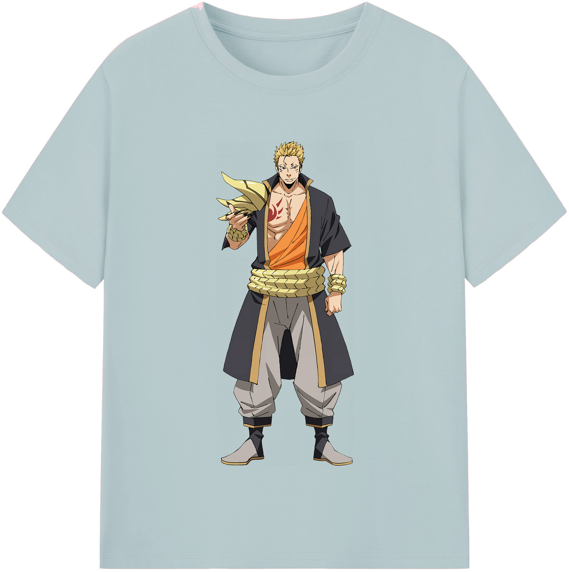 （画像用） 転スラ Regarding Reincarnated to Slime 綿100％半袖Tシャツ（フロントプリント）